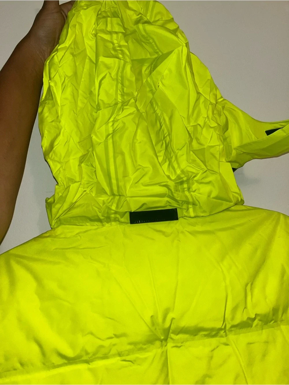 Prada Neon Lime Quilted Puffer Vest